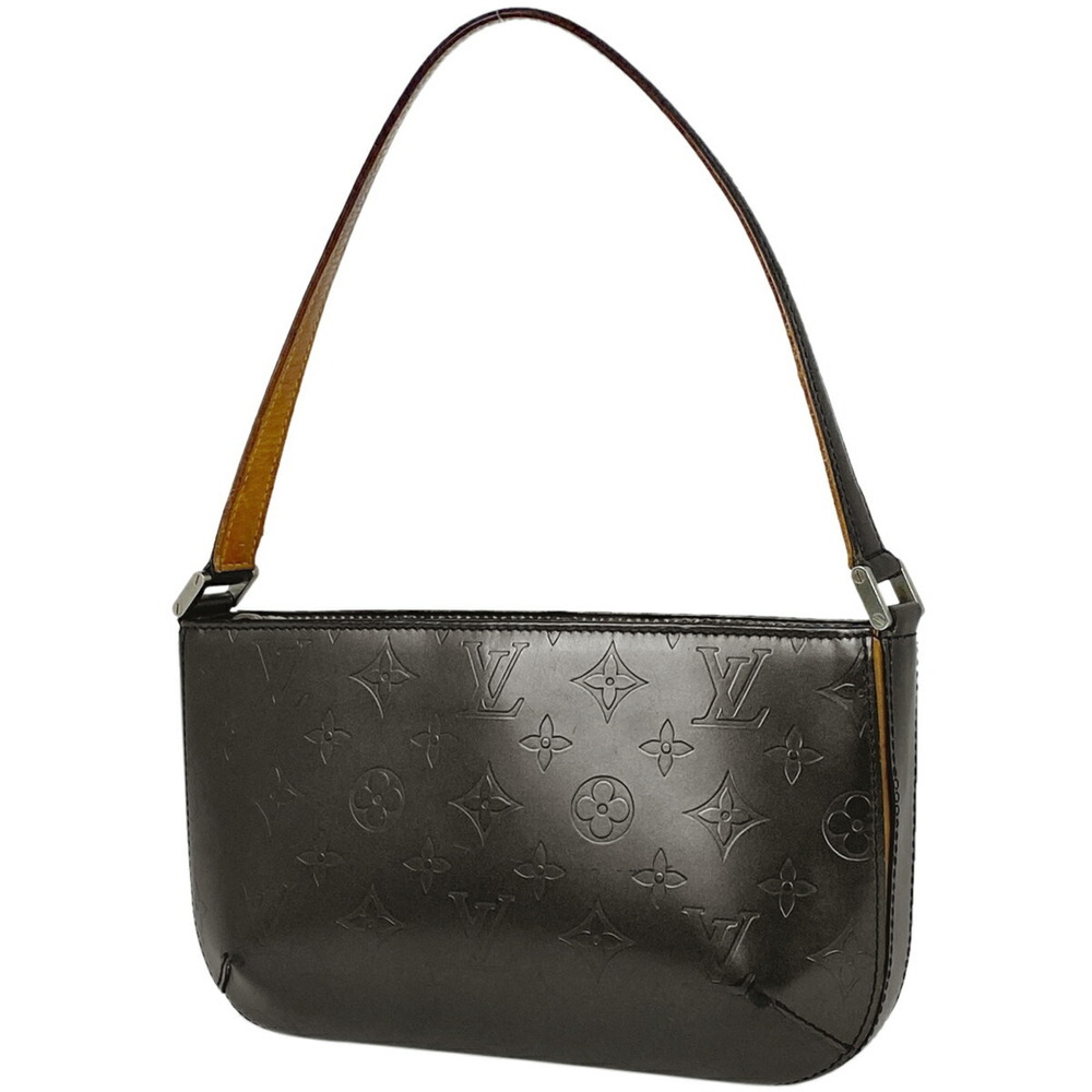 Louis Vuitton Fowler Shoulder Handbag Monogram Matte Noir Black